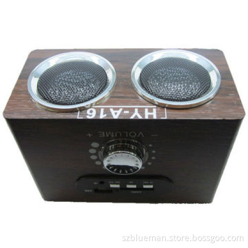 Wooden speaker